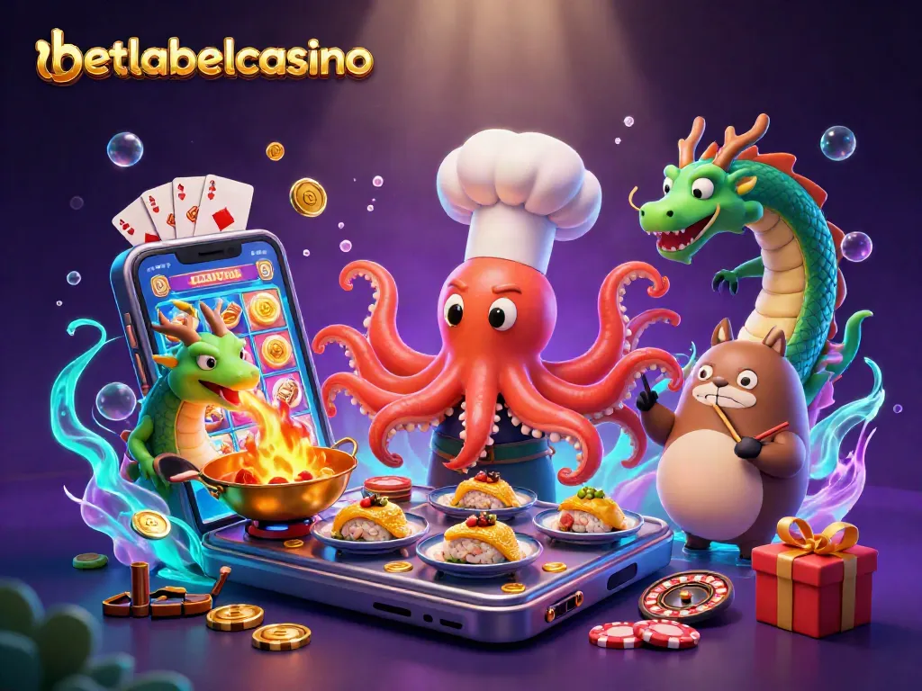 Experience the thrill of betlabelcasino with immersive gaming scenes filled with excitement and dynamic characters.